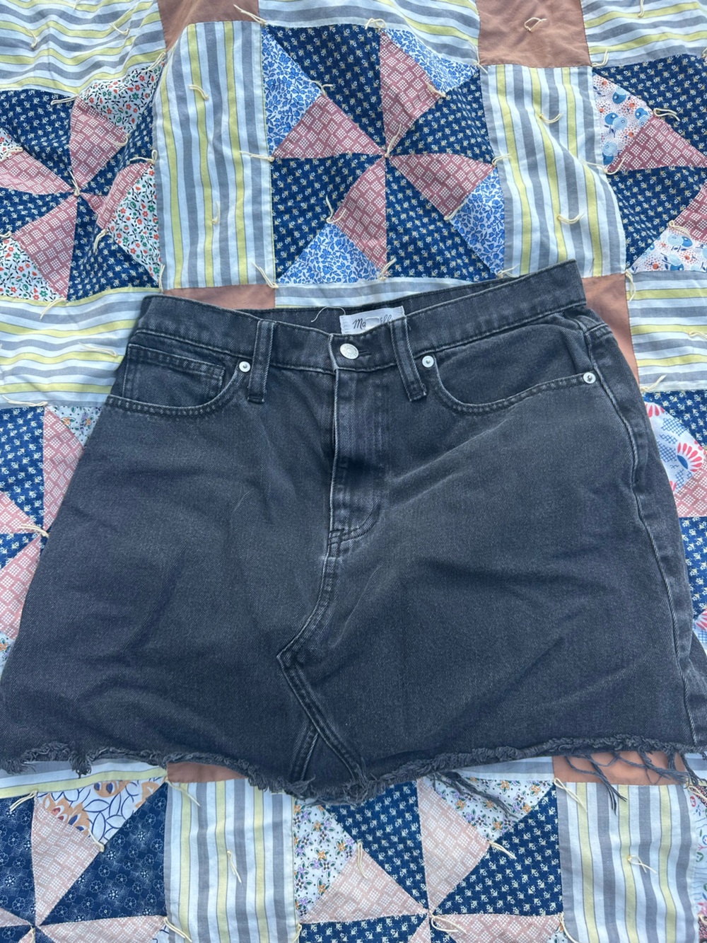 Madewell Washed Black Denim Jeans
